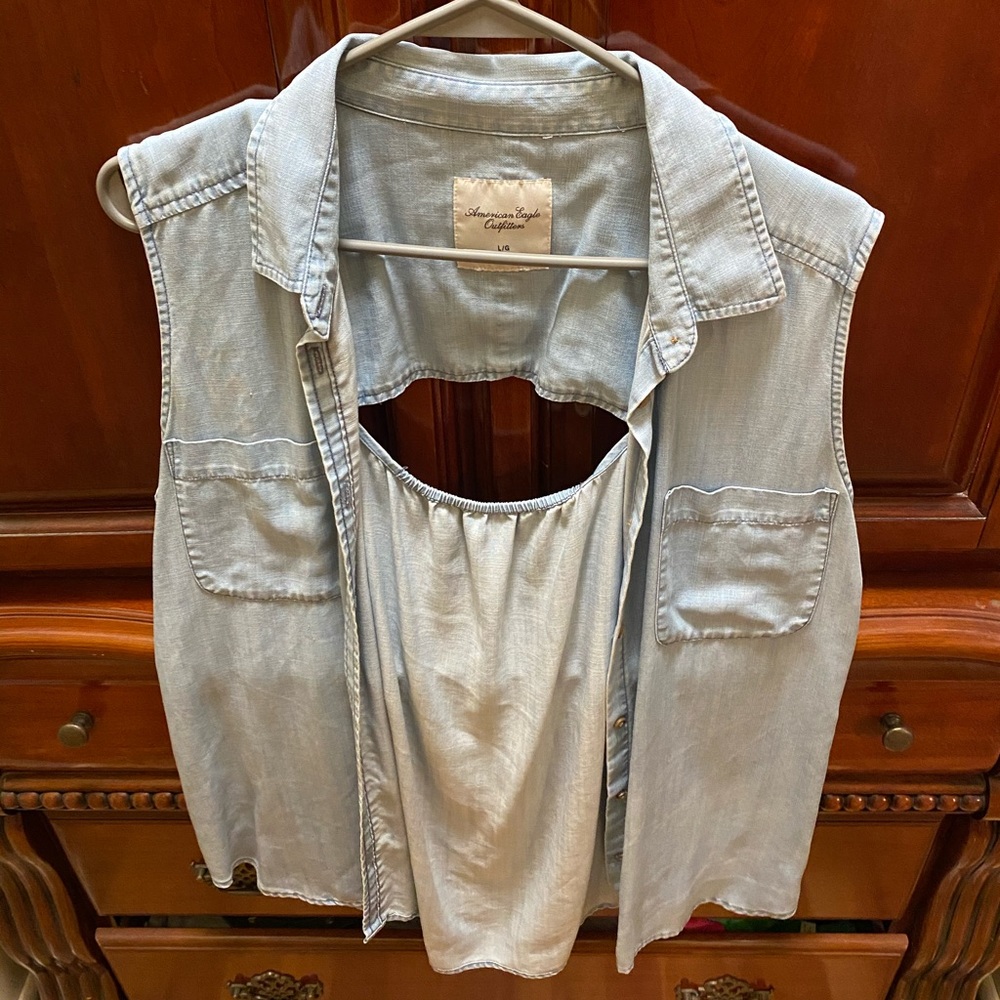 American Eagle vest, summer top
